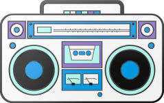 Alternative view 1 of PopSockets Boombox Enamel PopGrip