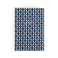 Title: Navy Gingham Heirloom Recipe Book