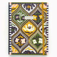 Title: Paper Source Diamond Floral Medium Coptic-Bound Journal