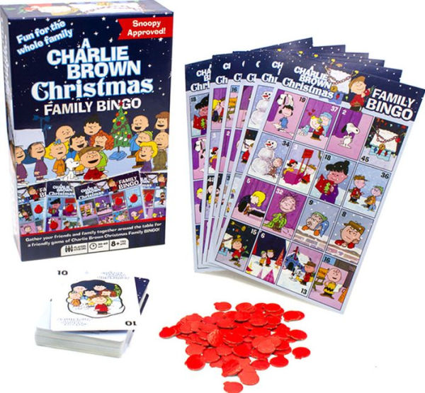 Charlie Brown Christmas Family Bingo