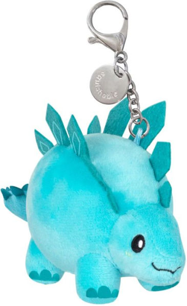 Micro Stegosaurus Keychain