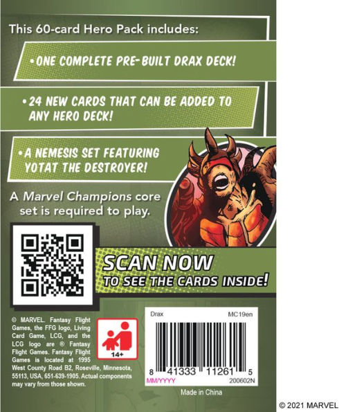 Marvel Champions LCG: Drax Hero Pack