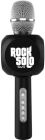 Rock Solo Bluetooth Karaoke Microphone and Speaker - Black