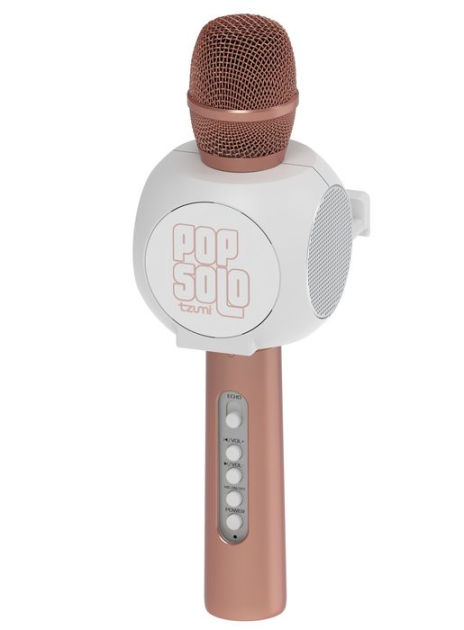 Tzumi PopSolo Wireless Bluetooth Karaoke Microphone - Rose Gold by TZUMI  ELECTRONICS