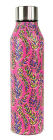 Pink Frond Stainless Steel Water Bottle