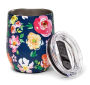 Vintage Floral Stainless Drink Tumbler