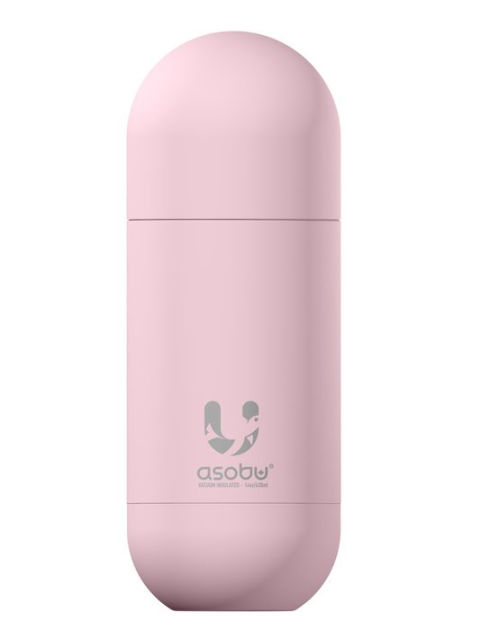 Asobu Insulated Whiskey Glass and Sleeve (Aqua Pink)