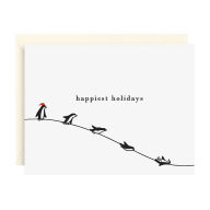 Penguins Holiday Card Set