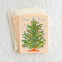 Tinsel Tree Boxed Card Set