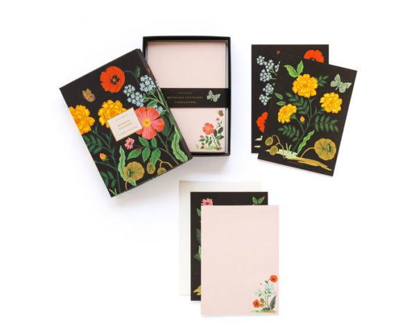 Botanical Social Stationery Set