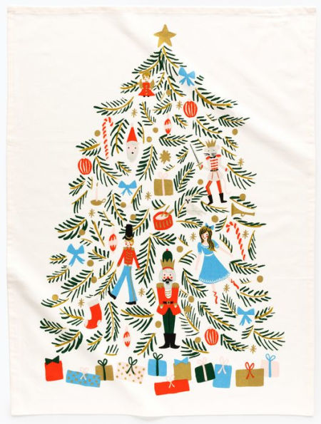 Deck The Halls Tea Towel