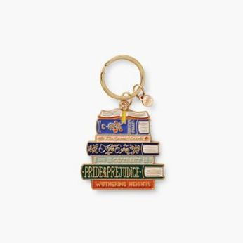Book Club Keychain by Rifle Paper Co