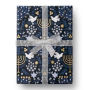 Rifle Hanukkah Floral Continuous Roll Wrap