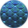 PopSockets 801252 PopGrip Premium - Iridescent Mermaid Wave