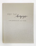 Alternative view 1 of Pop the Champagne Leatherette Journal with Enclosed Spiral 6 x 8