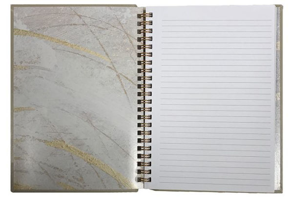 Pop the Champagne Leatherette Journal with Enclosed Spiral 6 x 8