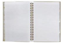 Alternative view 3 of Pop the Champagne Leatherette Journal with Enclosed Spiral 6 x 8