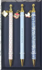 Book Lover Set of 3 Plastic Charm Pens