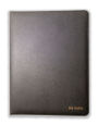 Black Leatherette Pad Portfolio