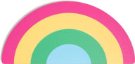 Title: U Brands Rainbow Cork Board