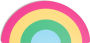 U Brands Rainbow Cork Board