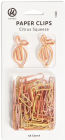 U Brands 66ct Citrus Squeeze Paper Clip Set