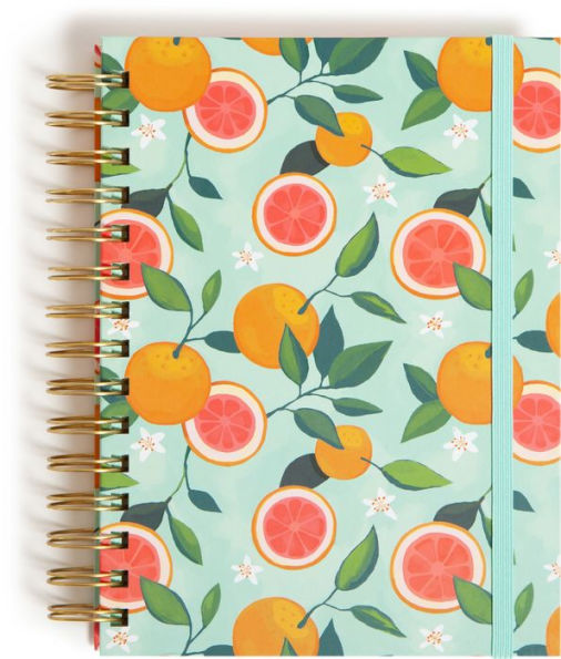 U Brands Citrus Squeeze Spiral Bound Tabbed Journal