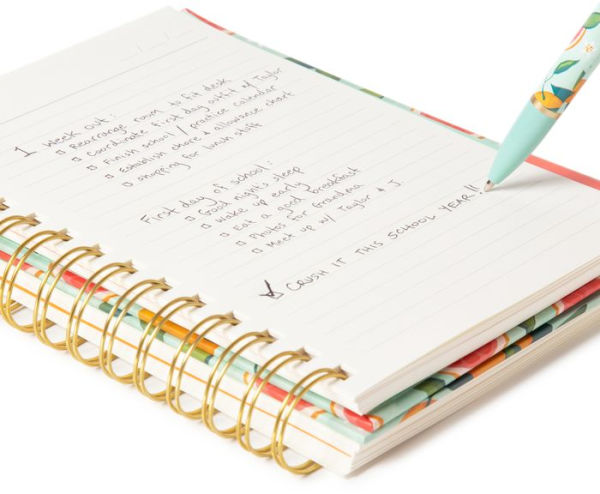 U Brands Citrus Squeeze Spiral Bound Tabbed Journal