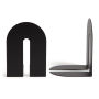Alternative view 2 of Bent Metal Arch Bookends - Black