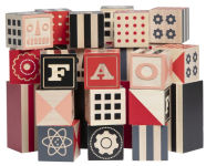 Alternative view 1 of Toy Wood Block Set Robot 30 Piece