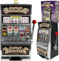 Crazy Diamonds Slot Machine Bank - Authentic Replication
