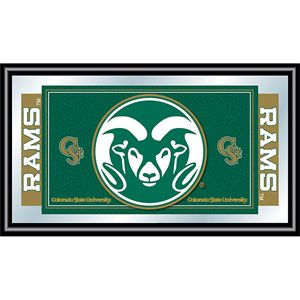 Colorado State University Logo And Mascot Framed Mirror