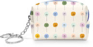 Title: Dotted Palms Zip Key Chain Pouch