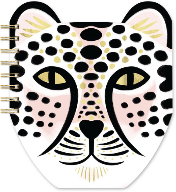 2024 DieCut Shaped Weekly Planner (12month) Leopard by Paper Source