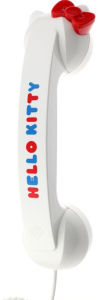 Native Union POP Phone Retro Handset - Hello Kitty White Soft Touch