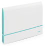 Poppin Aqua Accordion File