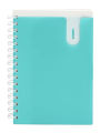 Poppin Aqua Medium Pocket Spiral Ruled Notebook