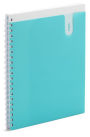 Poppin Aqua 1-Subject Pocket Spiral Ruled Notebook