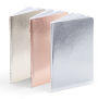 Poppin Metallic Assorted Mini Soft Cover Ruled Notebook, Set of 3