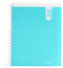 Poppin Aqua Large 18 Month Pocket Book Planner, 2018-2019