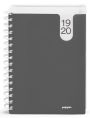 2019-2020 Poppin 18 Month Pocket Book Planner, Medium, Dark Gray