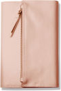 Blush Faux Leather Clutch Journal