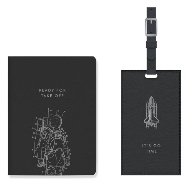 luggage tag passport holder set