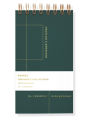 Grid Design Book Cloth Mini Notepad
