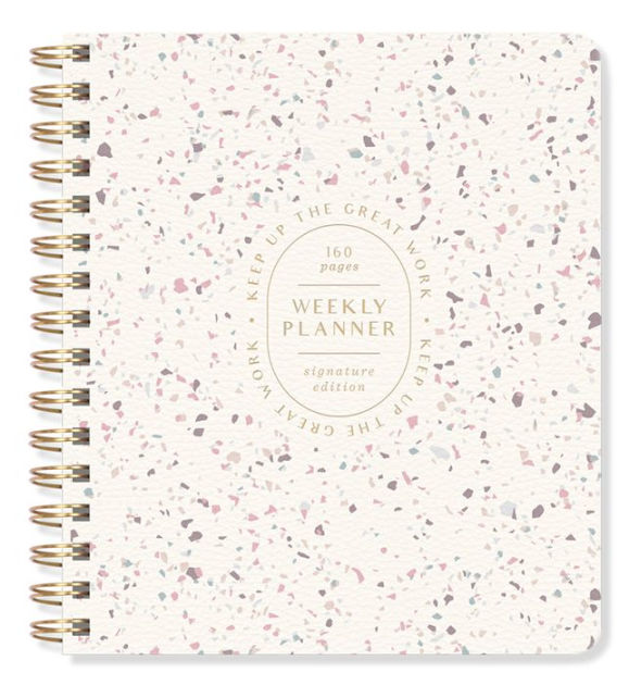 Fringe Signature Edition Weekly Planner Se Terrazzo by Fringe