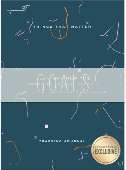 Goals, Habits, Meals Set of 3 Journals