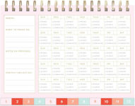Alternative view 2 of Monthly Undated Desktop Motivation Habit Tracker