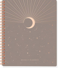 Title: Fringe Moon Rise Weekly Undated Spiral Planner