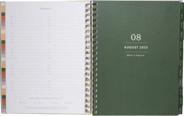 2024 Fringe Busy Busy 17-Month Weekly Hardcover Spiral Planner