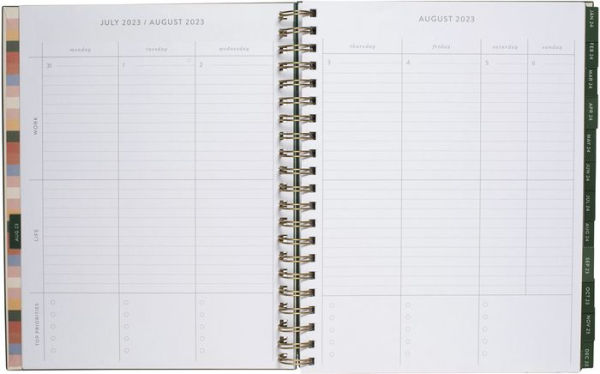 2024 Fringe Busy Busy 17-Month Weekly Hardcover Spiral Planner